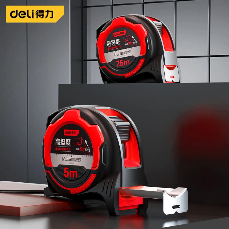 Tape Dispenser Weighted - Deli 5/7,5 м утолщенная рулетка из