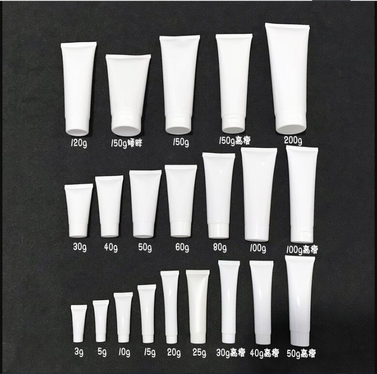 Gel Refill Pack - 100 шт. белых пластиковых флаконов-тюбиков с