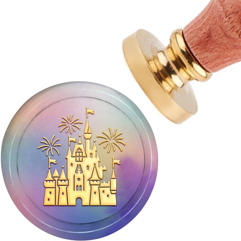 Wax Seal Stamp Set - 1 комплект сургучной печати замка, фейерверк,