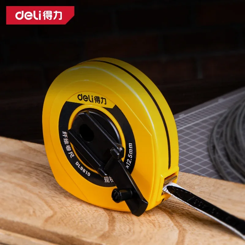 Tape Dispenser Weighted - Deli 10/20/30/50 м ABS-волокно, кожаная рулетка,