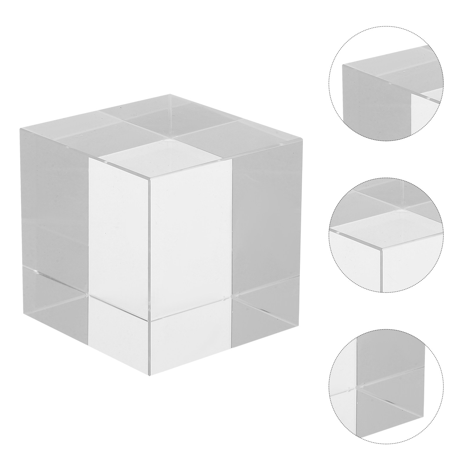 Book Weight Glass - Квадратный кристаллический пресс-папье из прозрачного тяжелого