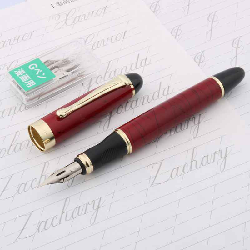 Zebra Pen Sarasa - Роскошная перьевая ручка Jinhao 450, медная
