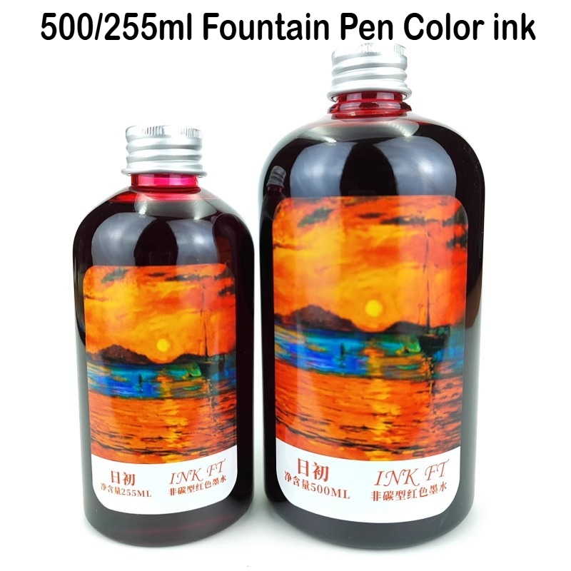 500 мл/255 мл 7 цветов в бутыл – обзор и цена Fountain Pen Bottled Ink