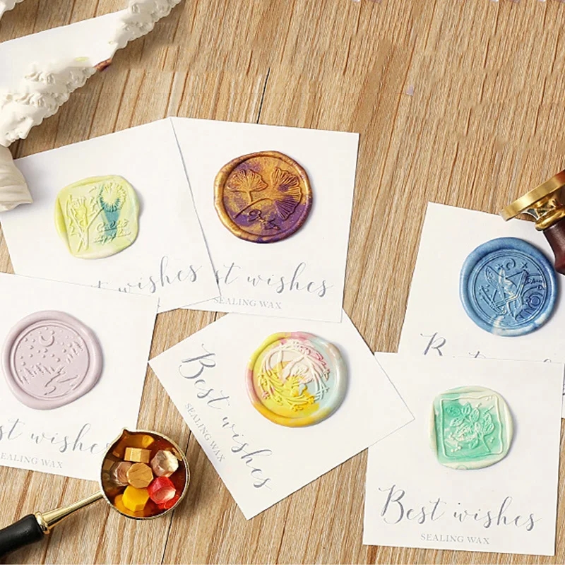 100 шт. винтажных восковых печ – обзор и цена Wax Seal Stamp Set
