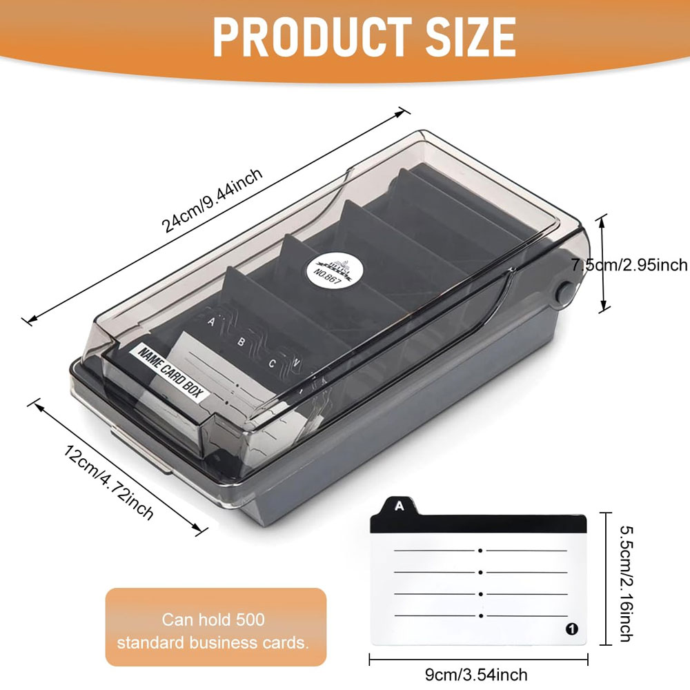 Настольная коробка для визиток – обзор и цена Card Index Box