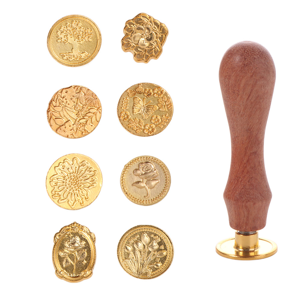 Набор из 8/10/12 шт. ретро-шта – обзор и цена Wax Seal Stamp Set
