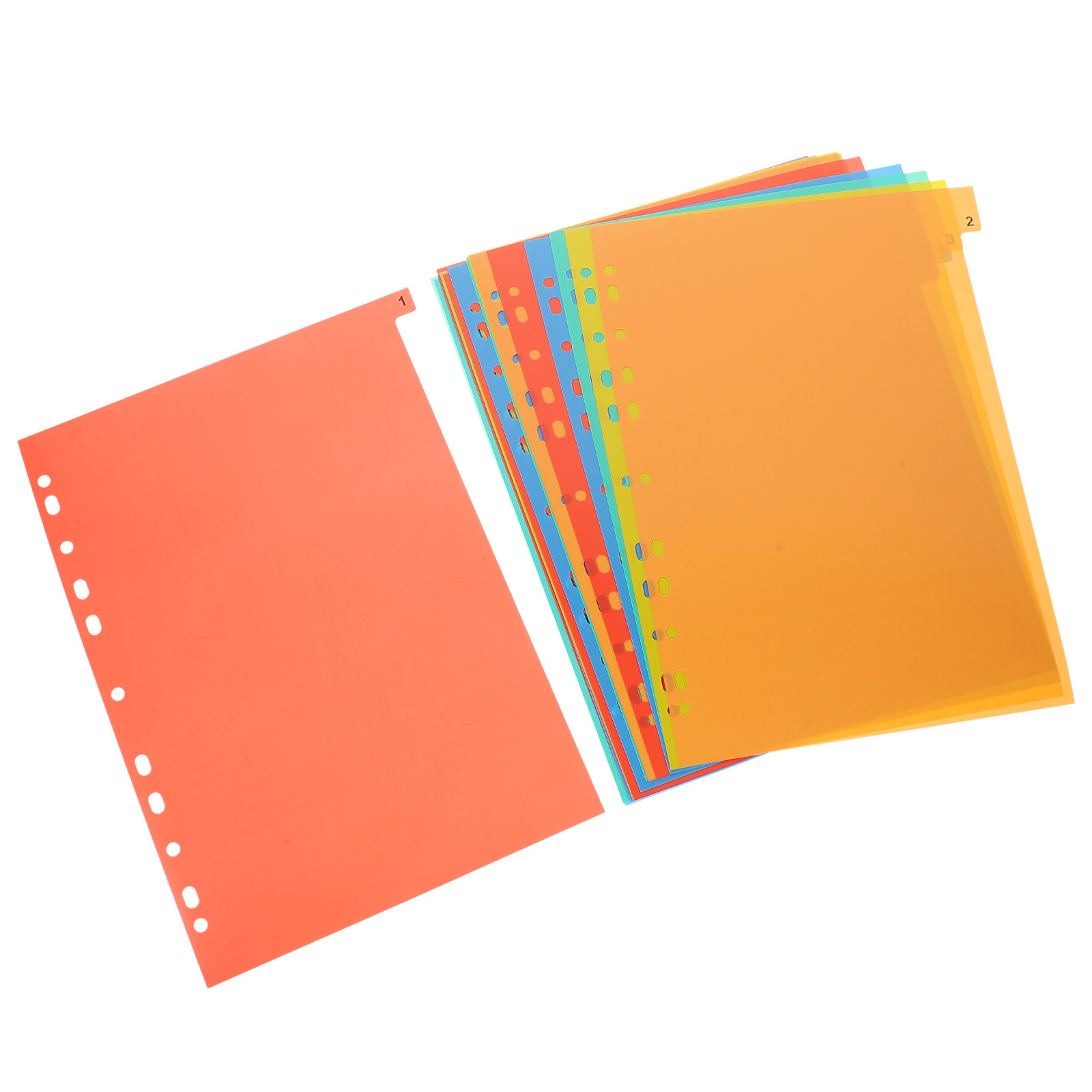 20 листов пластиковых разделит – обзор и цена Tab Divider A4