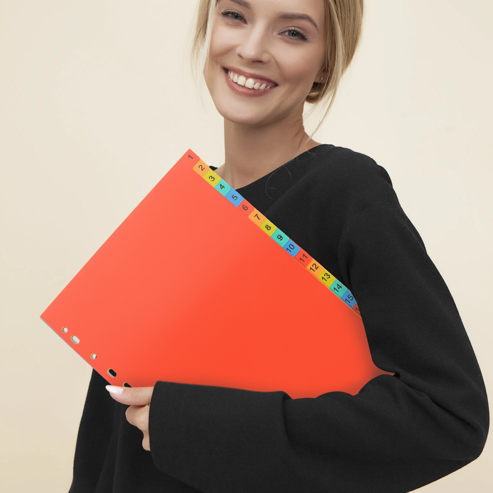 20 листов пластиковых разделит – обзор и цена Tab Divider A4