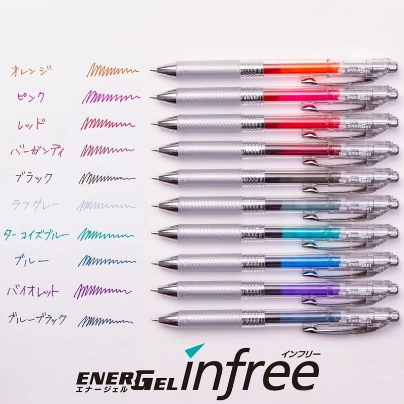 Ручки Pentel EnerGel Inkfree:  – обзор и цена Pentel Pen Energel