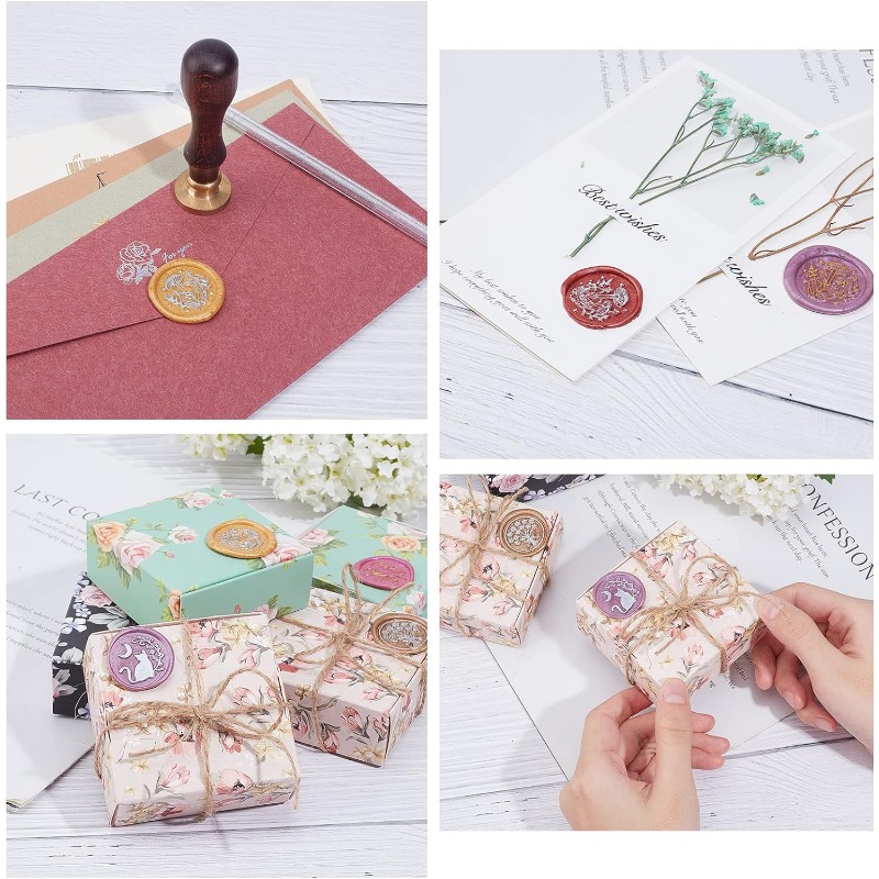 1 комплект сургучной печати за – обзор и цена Wax Seal Stamp Set