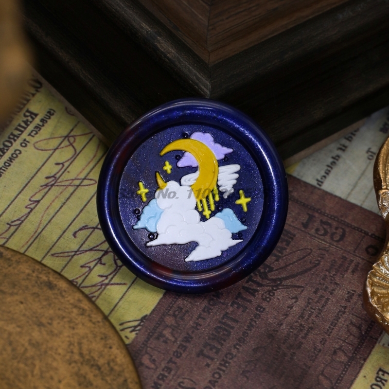 Хрустальная роза, звездное неб – обзор и цена Wax Seal Stamp Set